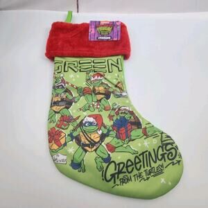 Teenage Mutant Ninja Turtles Christmas Stocking 15" Nickelodeon New with Tag